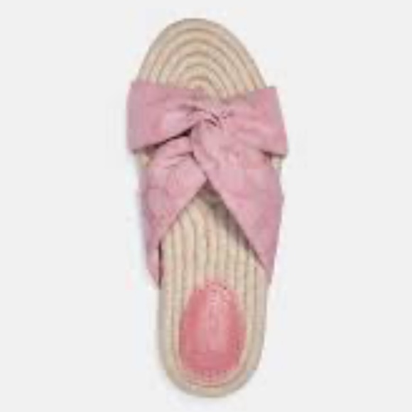 Brand New COACH Slide On Charli Espadrille Sandals - Picture 4 of 6